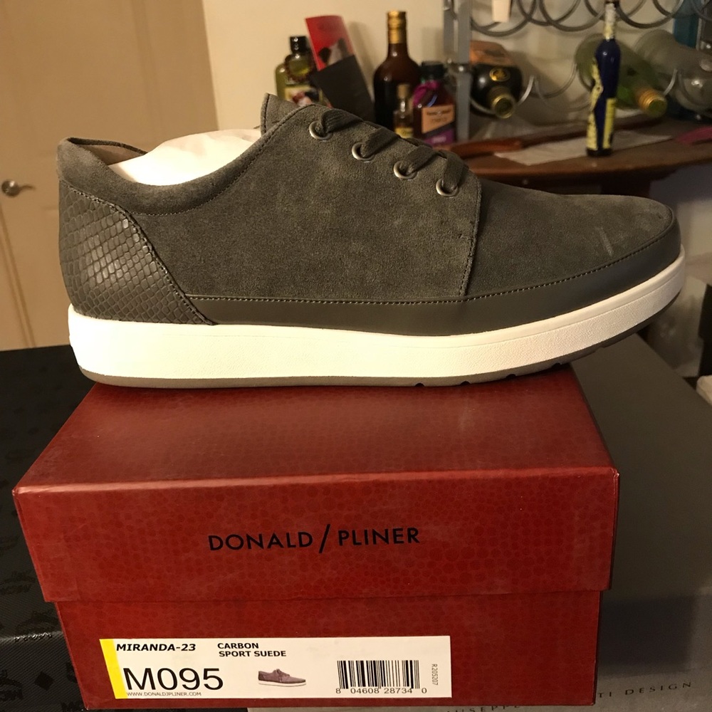 NEW Donald J Pliner Miranda Tie Platform Sneakers